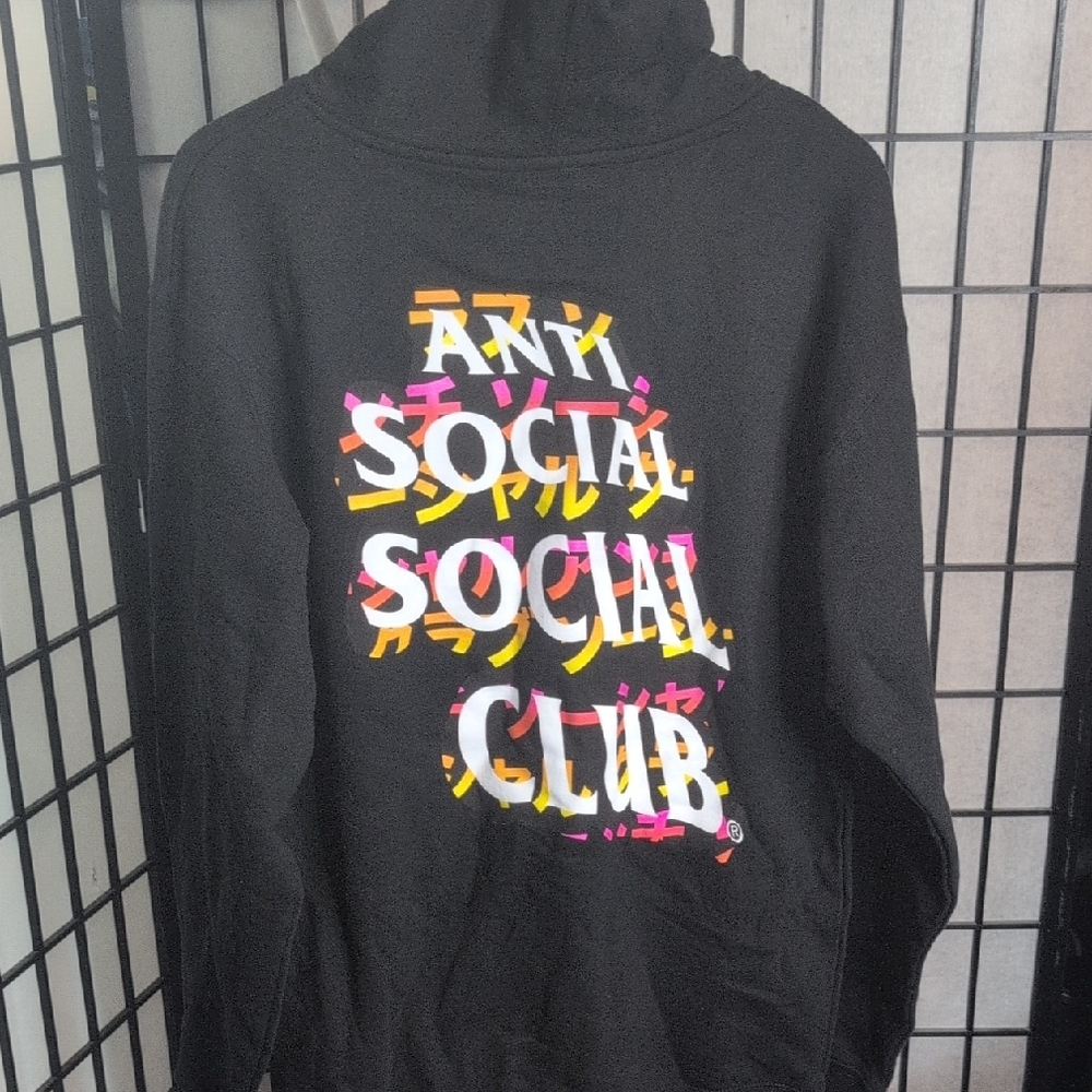 ASSC Anti Social Social Club Twisted Quickness Black Hoodie - Picture 3 of 3